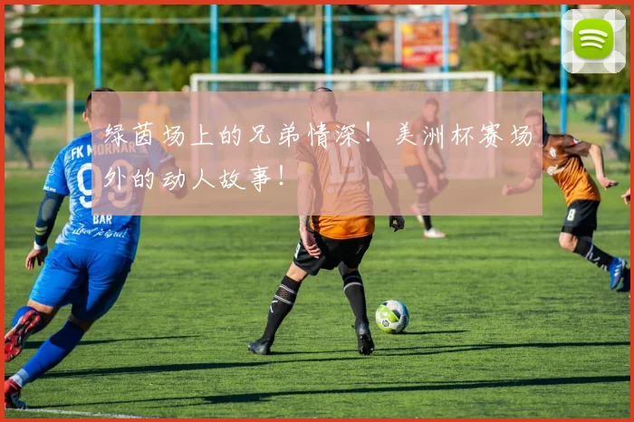 绿茵场上的兄弟情深!美洲杯赛场外的动人故事!